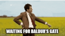 Waiting Baldur'S Gate 3 GIF - Waiting Baldur'S Gate 3 Mr Bean GIFs
