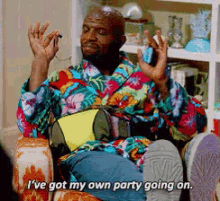 While Everyone'S Dealing With Drama GIF - Brooklyn Nine Nine Party Independent GIFs