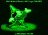 a picture of mickey mouse in a wizard costume with the words slowlicious tiktok below it