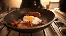 Bacon And Eggs Frying Pan GIF - Bacon And Eggs Frying Pan Cooking GIFs