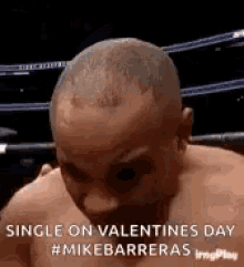 single on valentines day mike barreras daniel cormier sad face crying