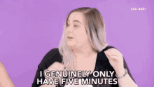 I Genuinely Only Have Five Minutes Rush GIF - I Genuinely Only Have Five Minutes Rush Hurry GIFs