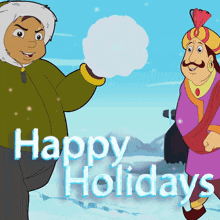Happy Holidays Kalia GIF - Happy Holidays Kalia Dholu GIFs