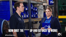 Now Shut The Fuck Up And Go Back To Work Dina Fox GIF - Now Shut The Fuck Up And Go Back To Work Dina Fox Superstore GIFs