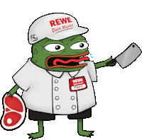 Pepe Meat Sticker - Pepe Meat Stickers
