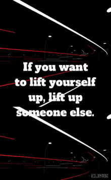 f5 lift yourself lift up someone else
