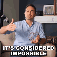 Its Considered Impossible Derek Muller GIF - Its Considered Impossible Derek Muller Veritasium GIFs
