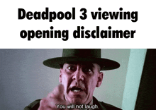 Deadpool 3 Shawn Levy GIF - Deadpool 3 Shawn Levy You Will Not Laugh GIFs