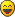 a pixel art of a smiley face with a big smile on its face .