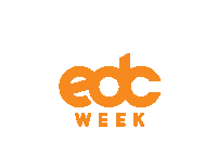 Edc Week Edc Logo Sticker - Edc Week Edc Logo Edc Stickers