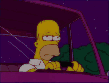 Homer Simpson Trouble GIF - Homer Simpson Trouble Driving GIFs
