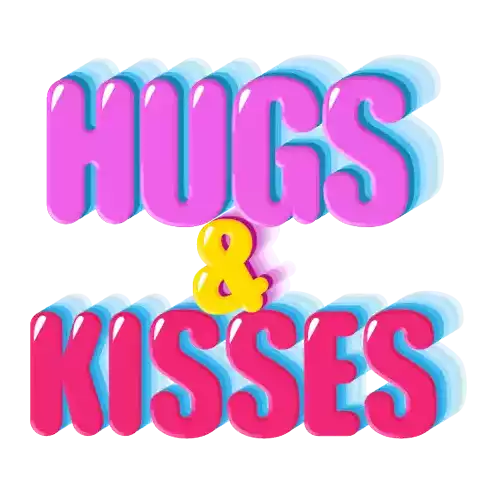 Hugs And Kisses Xoxo Sticker - Hugs And Kisses Xoxo Muah Stickers