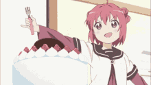 Anime Girl Eating Cake GIF - Anime Girl Eating Cake Yum GIFs