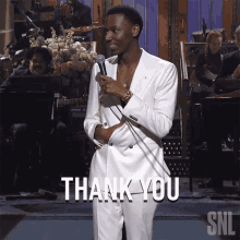 Thank You Jerrod Carmichael GIF - Thank You Jerrod Carmichael Saturday Night Live GIFs