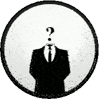 Anonymous Man Sticker