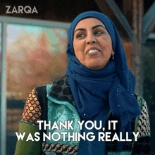 Thank You It Was Nothing Really Zarqa GIF - Thank You It Was Nothing Really Zarqa It'S Not A Big Deal GIFs
