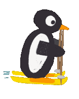 Pingu Transparent Sticker