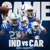 Carolina Panthers Vs. Indianapolis Colts Pre Game GIF - Nfl National Football League Football League GIFs