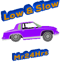 Low And Slow Low &Slow Sticker - Low And Slow Low &Slow Lowrider Stickers