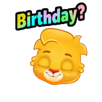 a cartoon character holding a birthday cake with a candle and the words never forget