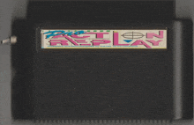 a black box with a label that says pro action replay