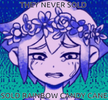 never sold sold rainbow candy cane adopt