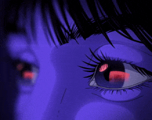 a close up of a person 's eye with a reflection of a phone in it