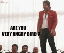 Are You Very Angry Bird Are You Angry GIF
