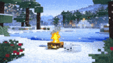 Minecraft Winter GIF - Minecraft Winter Snow GIFs