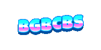 a bgcbs logo that is blue and pink