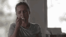 Ice Cream Cures Everything GIF - Hayden Panettiere Crying Ice Cream GIFs