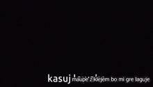 a close up of a man with the words kasuj maupe z klejem bo mi gre laguje below him