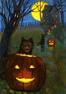 Halloween Cat GIF - Halloween Cat House GIFs