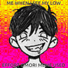 Me When Omori GIF - Me When Omori Me When I See My Low Effort Omori Meme Used GIFs