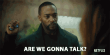 Are We Gonna Talk Anthony Mackie GIF - Are We Gonna Talk Anthony Mackie Takeshi Kovacs GIFs