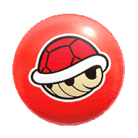 Red Shell Balloon Balloon Sticker - Red Shell Balloon Red Shell Balloon Stickers