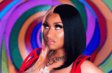 Nicki Minaj Rolling Eyes GIF