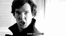 Sherlock Stop This Now GIF - Sherlock Stop This Now Angry GIFs