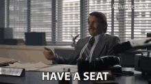 Have A Seat Sit Down GIF - Have A Seat Sit Down Take A Seat GIFs