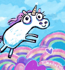 Happy Birthday Unicorn Rainbows GIF - Happy Birthday Unicorn Unicorn Rainbows GIFs