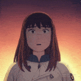 a close up of a girl 's face with the words " powered by mozilla firefox " on the bottom right