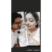 a man and a woman are looking at each other on a screen that says minimax on it