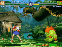 Blanka Street Fighter GIF - Blanka Street Fighter Street Fighter Alpha GIFs