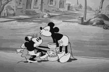 A GIF - Mickey Mouse Kiss Minnie GIFs