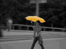 Akr Amy Krouse Rosenthal GIF - Akr Amy Krouse Rosenthal Yellow Umbrella GIFs