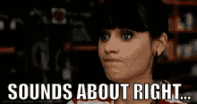 Sounds About Right... GIF - Zooey Deschanel Sounds About Right GIFs