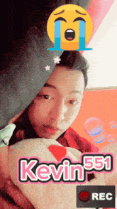 a picture of a person with the name kevin551 on it
