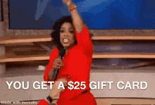 Oprah25dollargiftcard Yougetone GIF - Oprah25dollargiftcard Oprah Yougetone GIFs