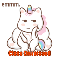Uni Unicorn Sticker - Uni Unicorn Dismissed Stickers