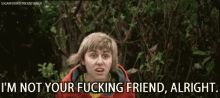 Sales Im Not Your Friend GIF - Sales Im Not Your Friend Were Not Friends GIFs